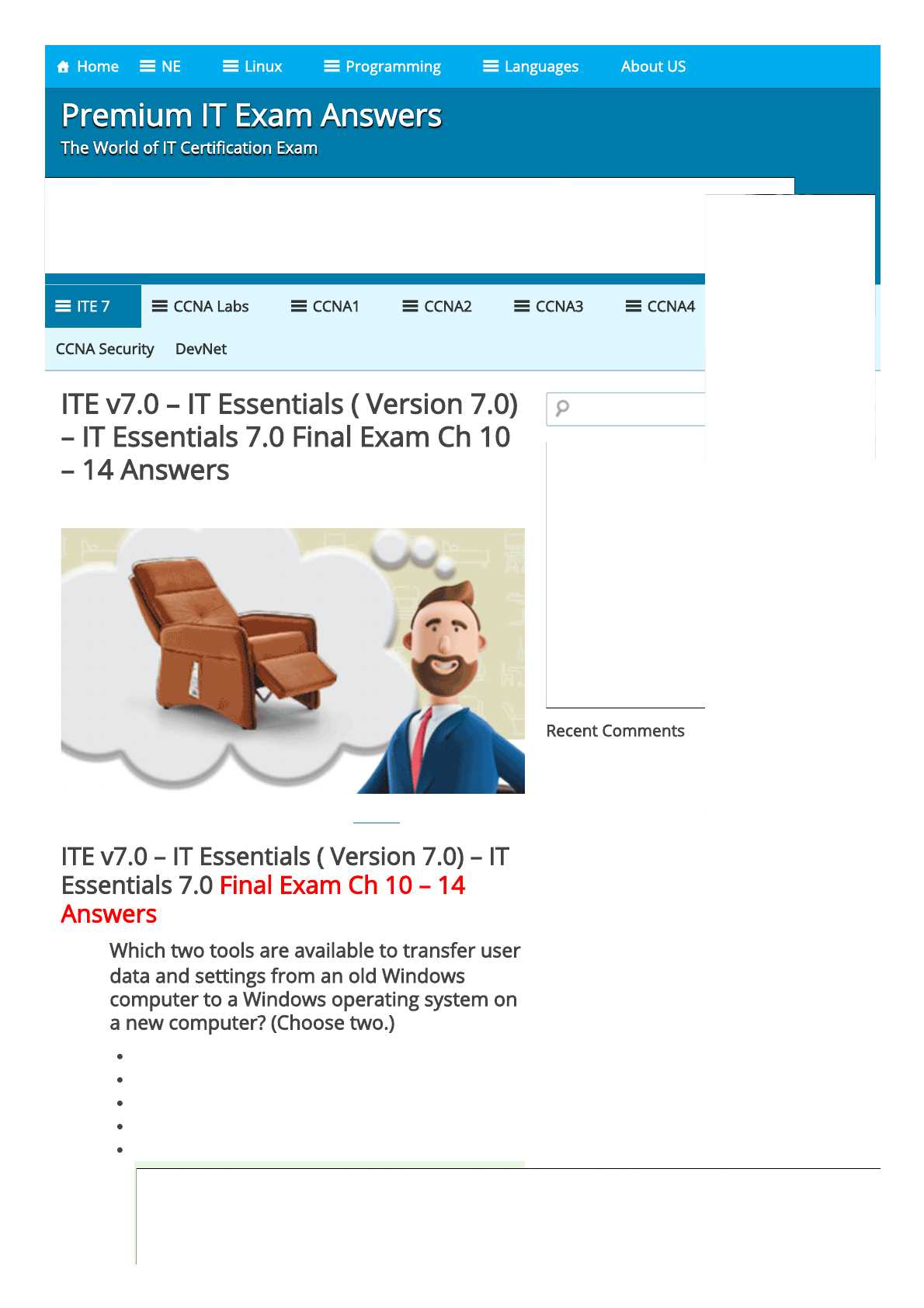 it essentials practice final exam 10 14 answers