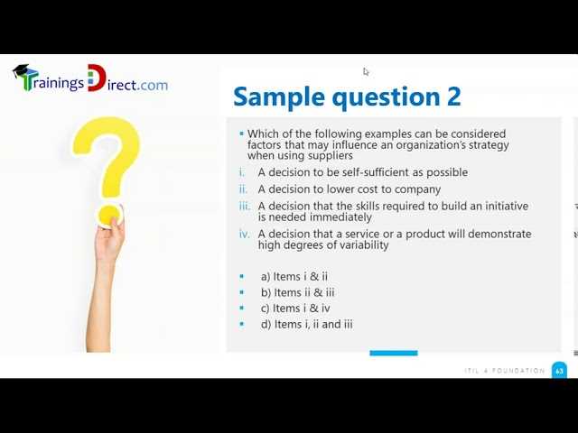 itil 4 foundation exam questions and answers 2025