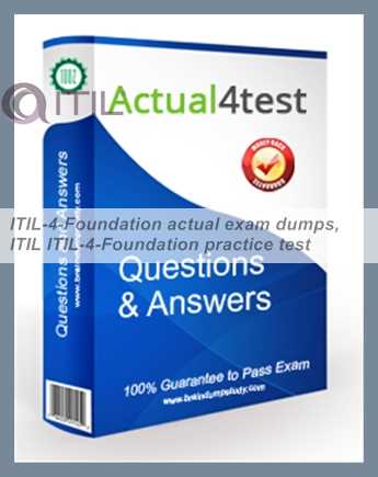 itil 4 foundation exam questions and answers 2025