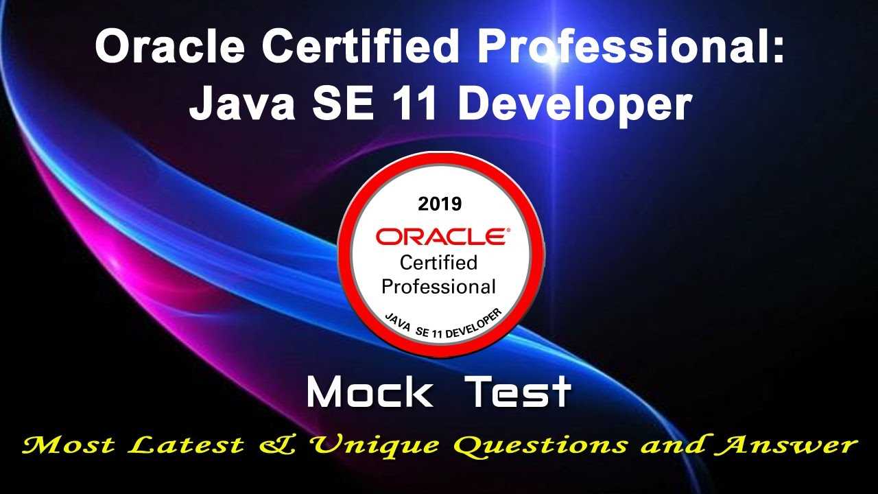 java certification exam questions and answers