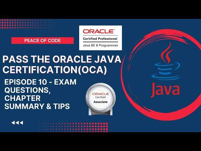 java certification exam questions and answers