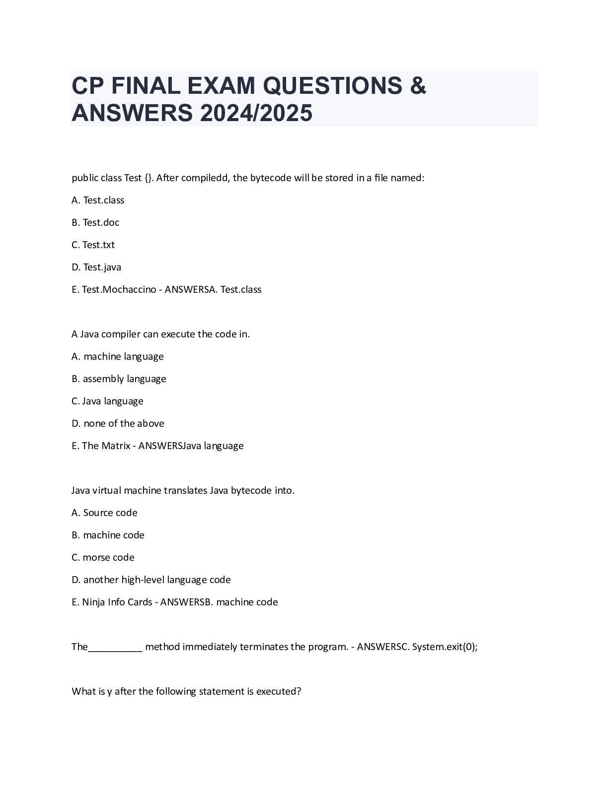 july 2025 bar exam sample answers