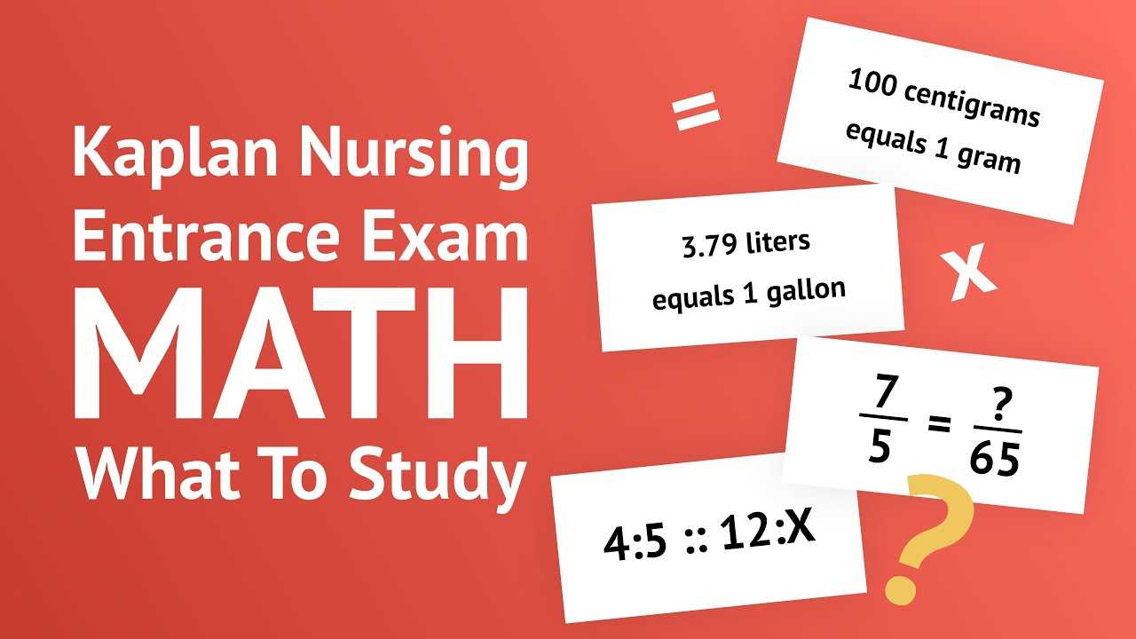 kaplan nursing entry exam