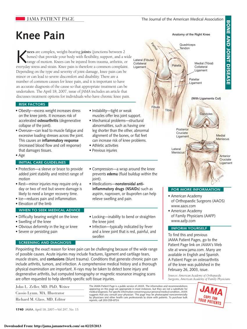 knee exam aafp