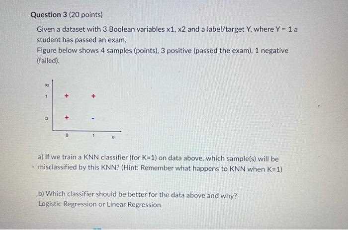 knn exam questions and answers