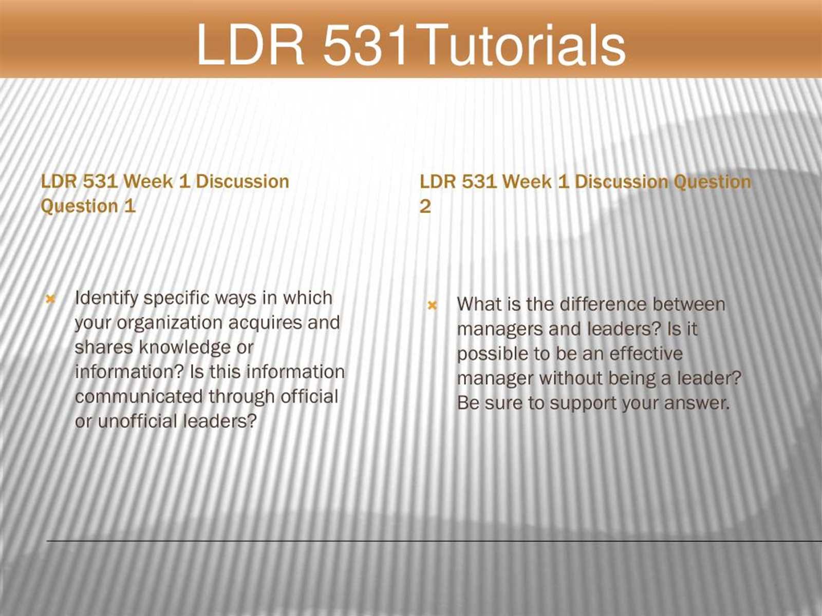 ldr 531 final exam answers