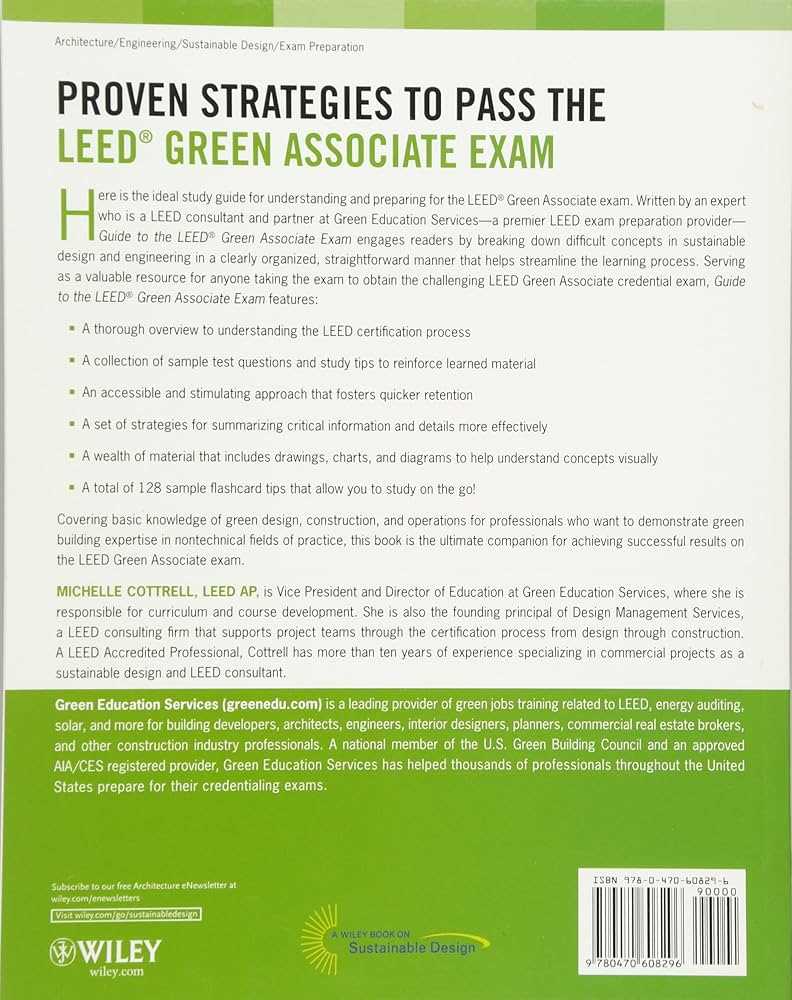 leed green associate exam answers