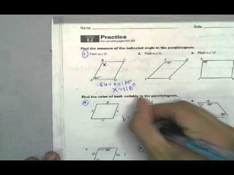 lesson 8.2 practice a geometry answer key