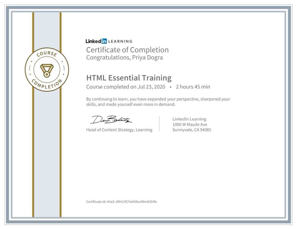 linkedin certification exam answers