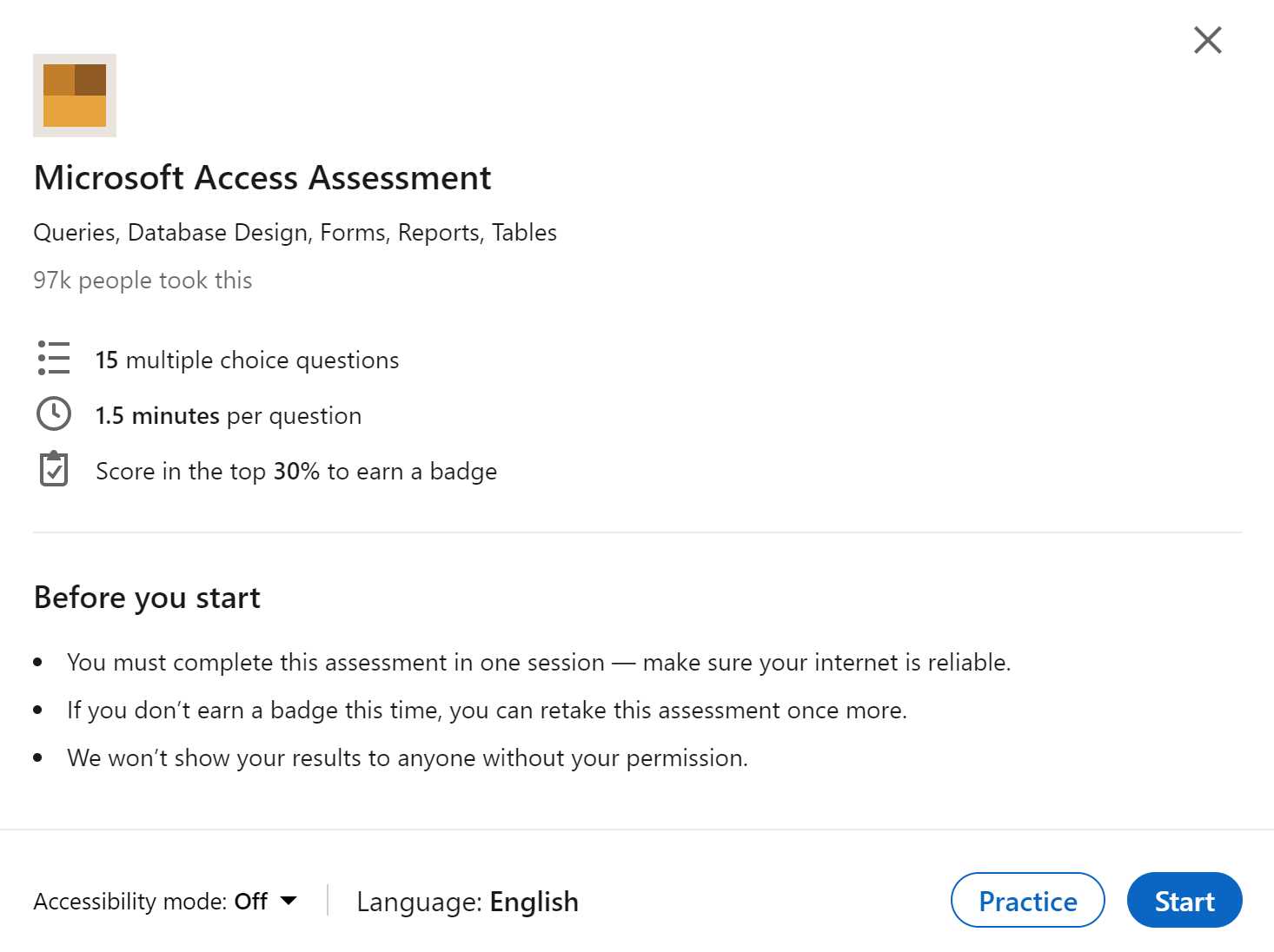 linkedin excel exam answers