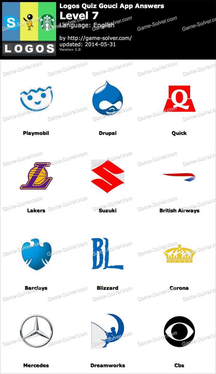 logo game answers level 7