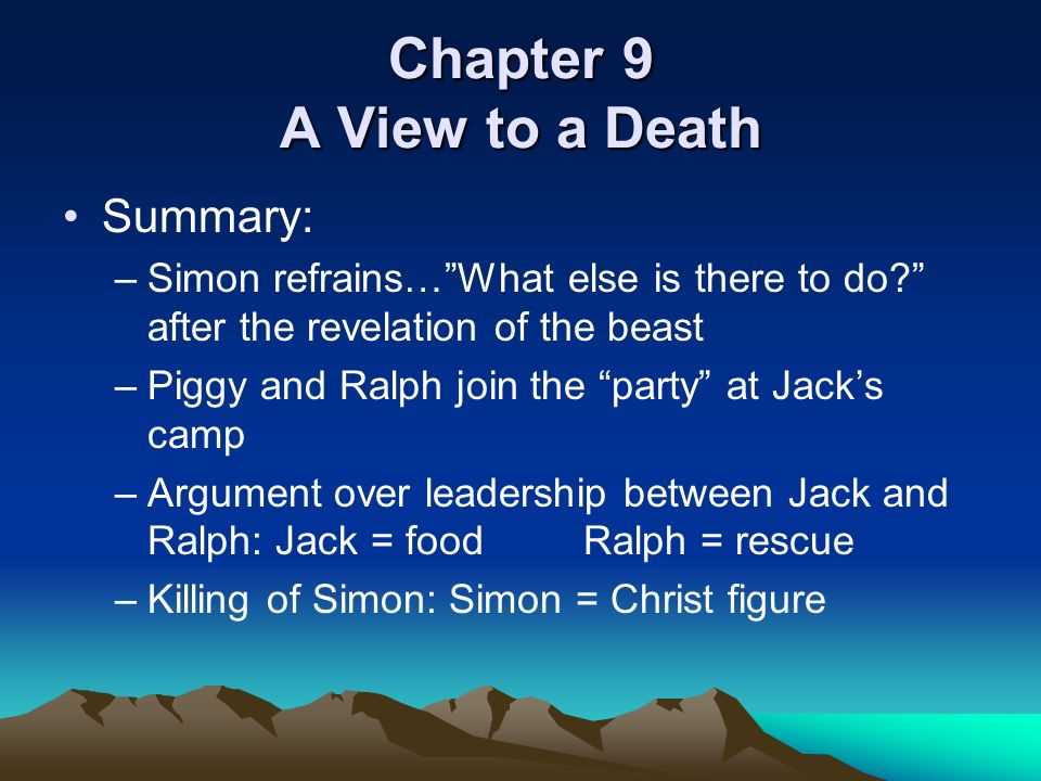 lord of the flies chapter 9 questions and answers