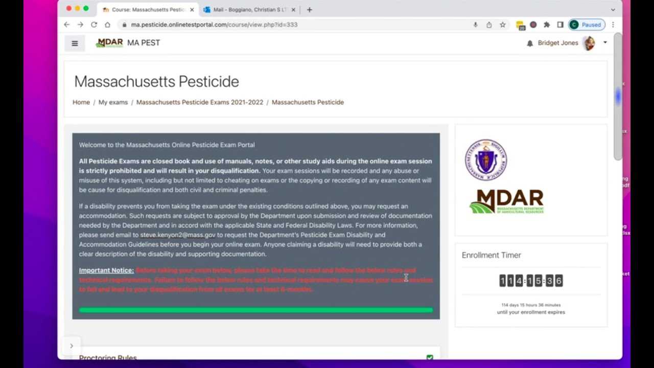 ma pesticide license exam