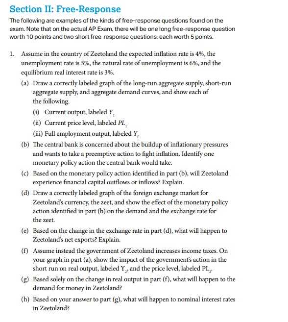 macroeconomics exam 2 answers