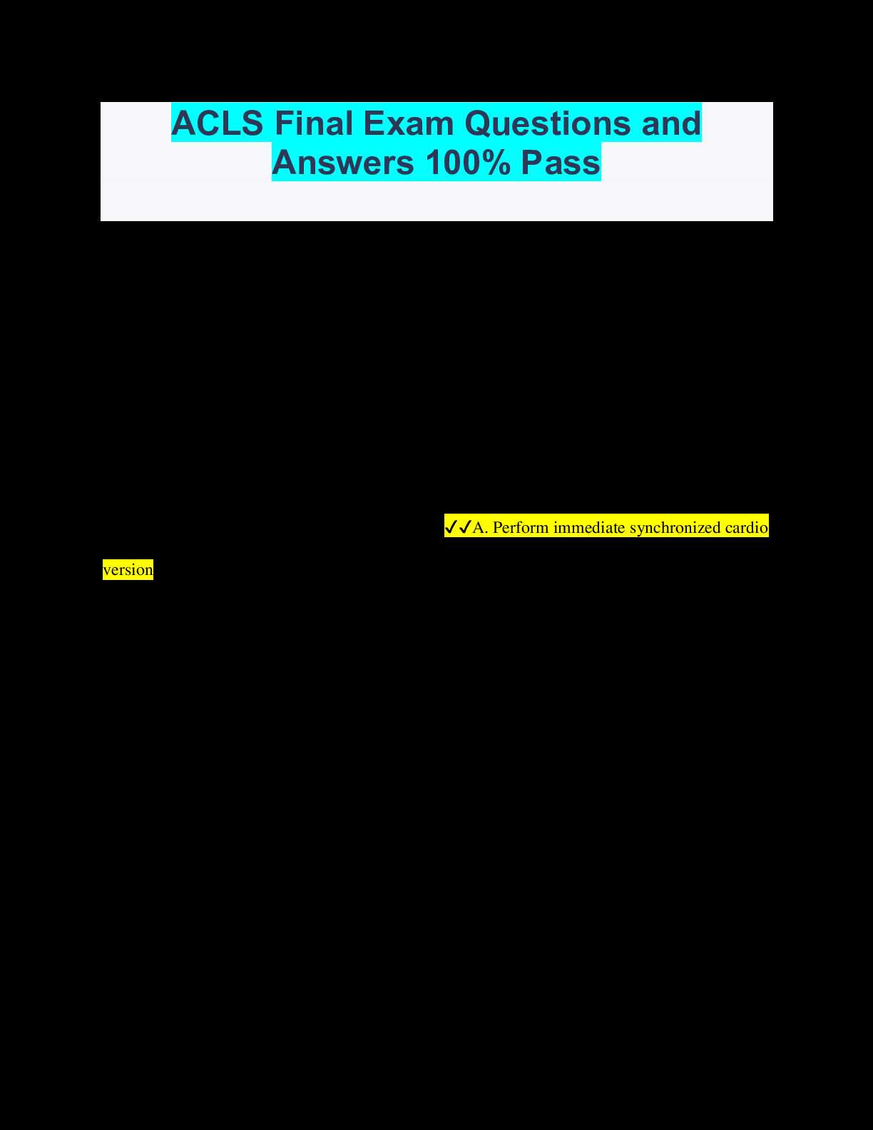 massage exam questions and answers