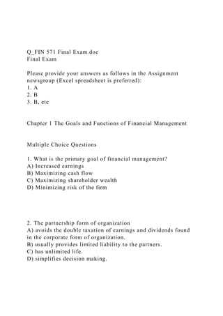 mastering depreciation final exam answers