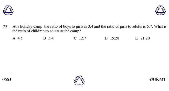 math kangaroo 2006 answers