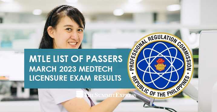 medical technologist board exam