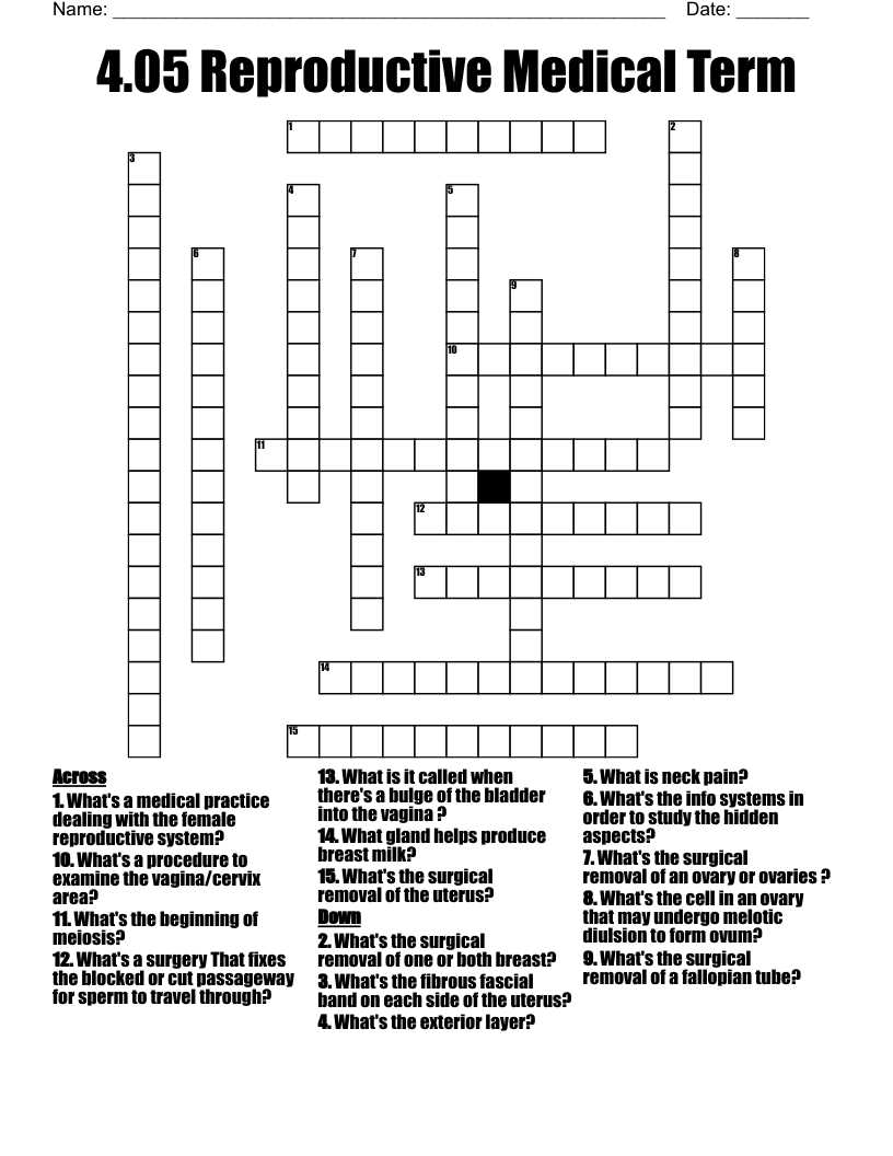 medical terminology chapter 14 answers