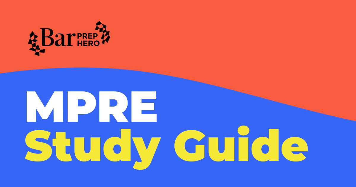 mpre practice exam with answers