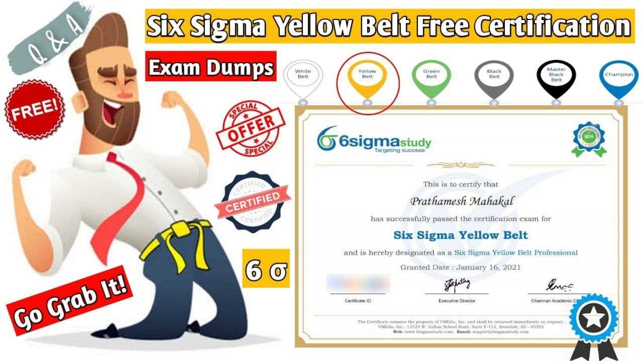 msi lean six sigma white belt final exam answers