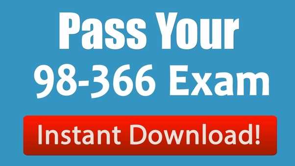 mta exam 98 366