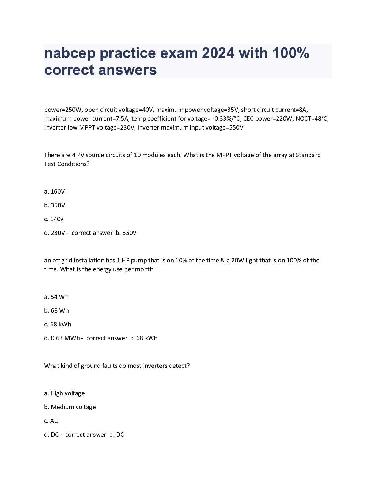 nab core exam questions and answers