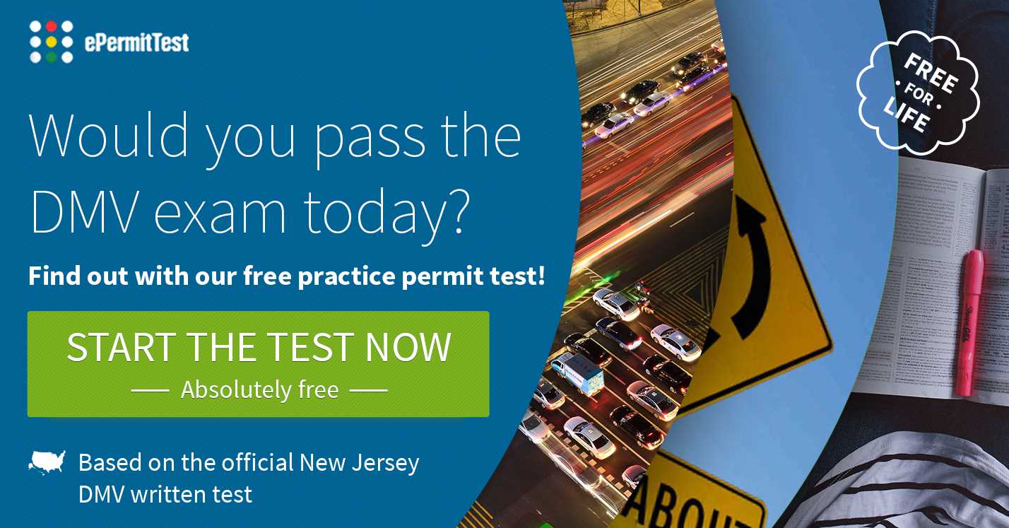 nj driving permit test questions and answers