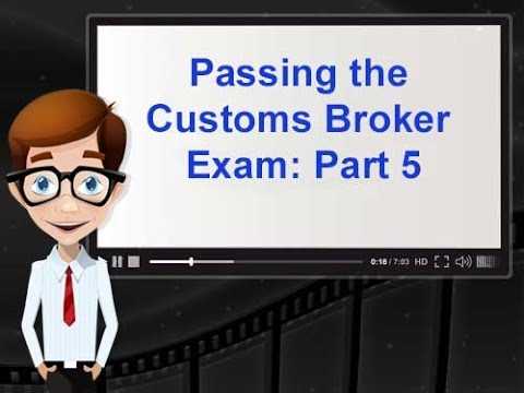 october 2025 customs broker exam answers