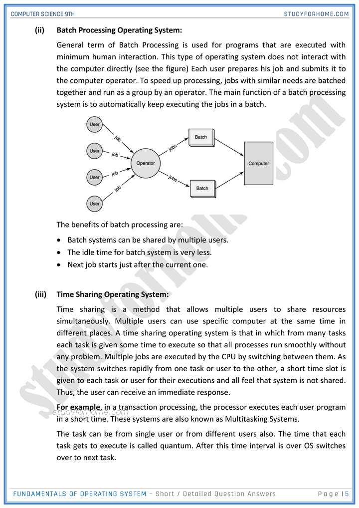 operating systems exam questions and answers