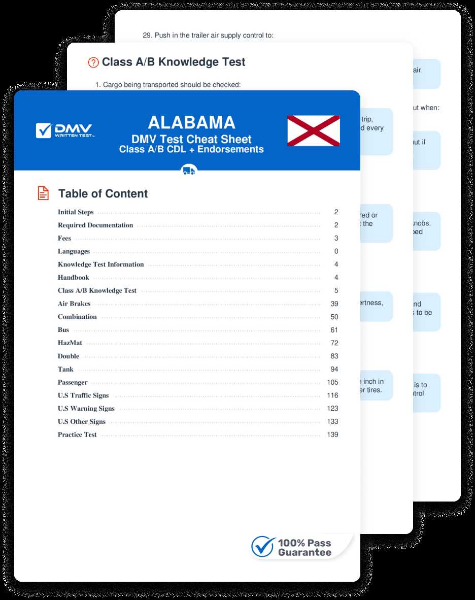 pa cdl test answers