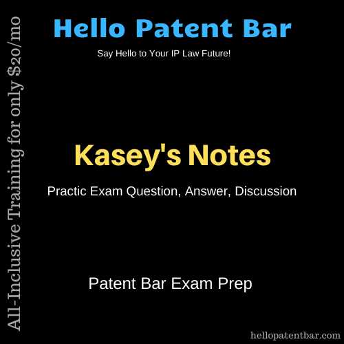 patent law exam questions and answers