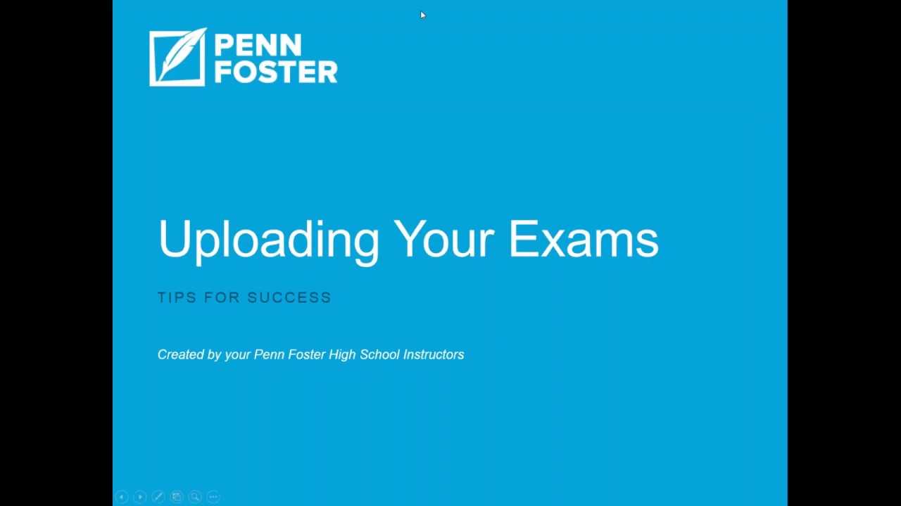 penn foster exam answer key