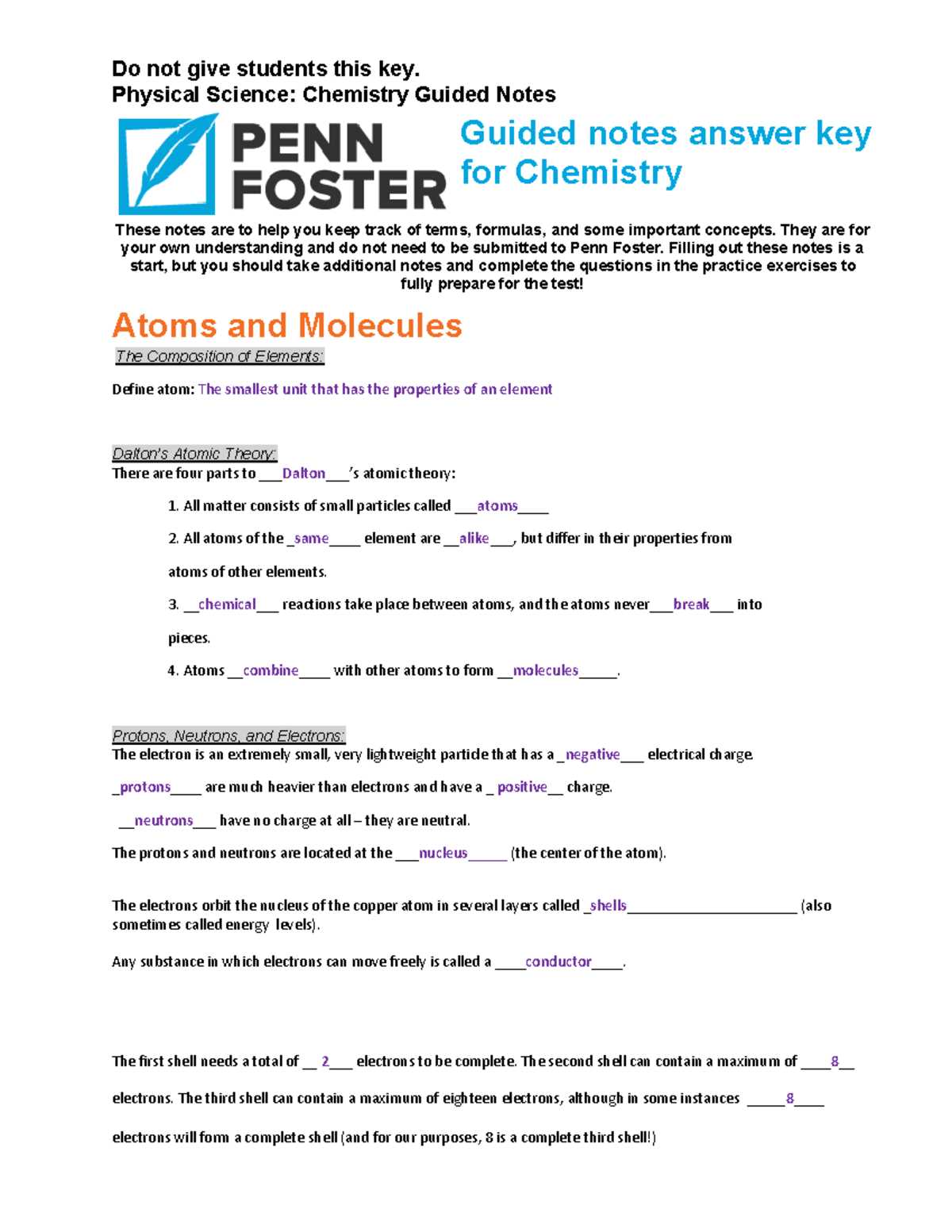 penn foster relationship types exam answers