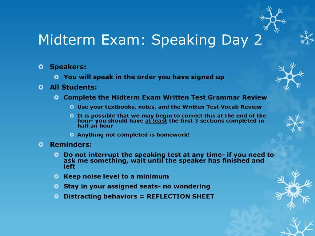 public speaking midterm exam answers