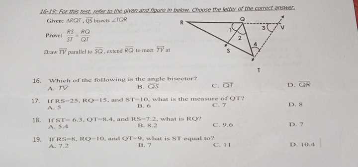 quick trip math test answers