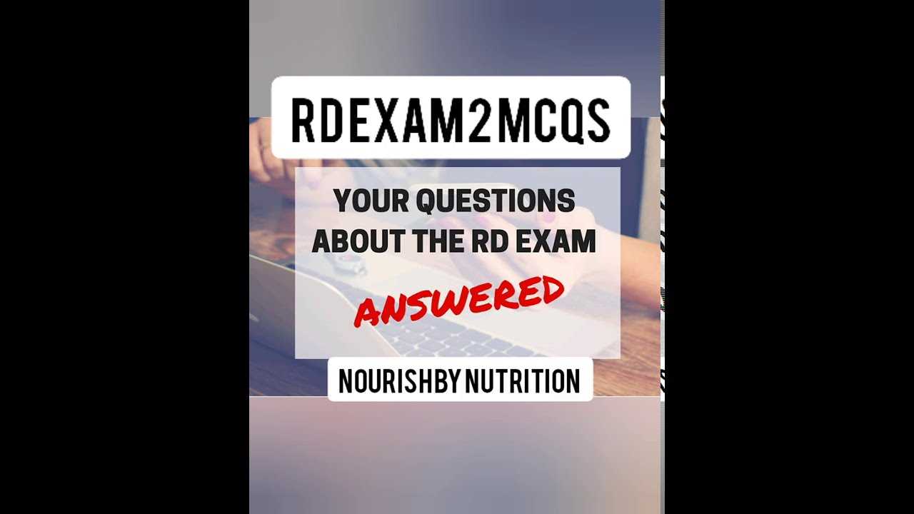 rd exam questions and answers