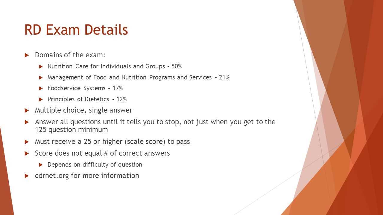 rd exam questions and answers