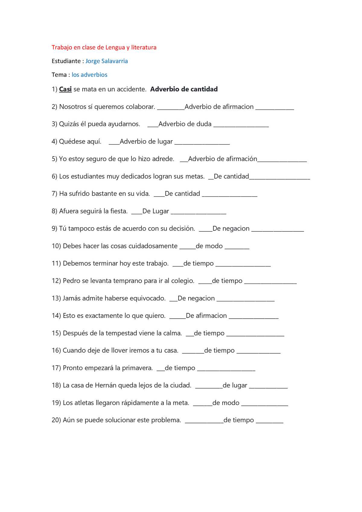 realidades 1 capitulo 7b examen answers