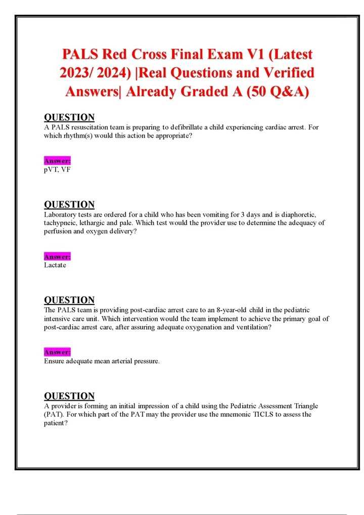 red cross final exam answers