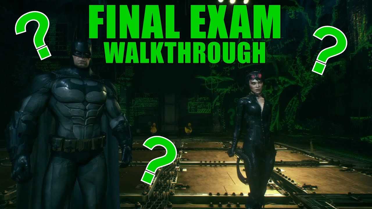 riddler final exam