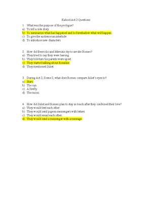 romeo and juliet act 2 questions and answers