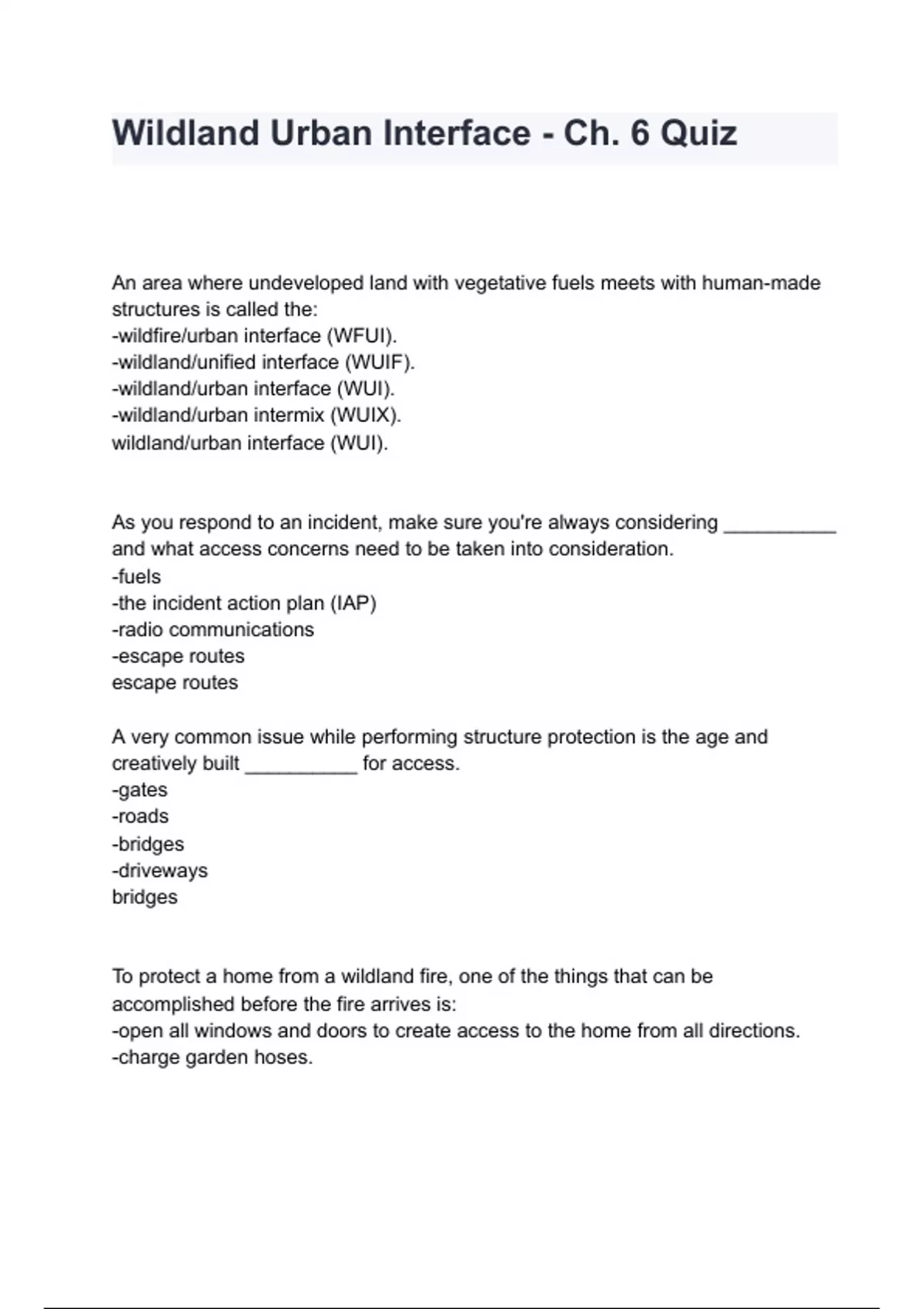 s 190 final exam answers