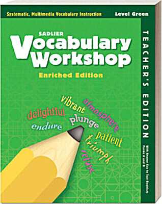 sadlier vocabulary workshop level c answers