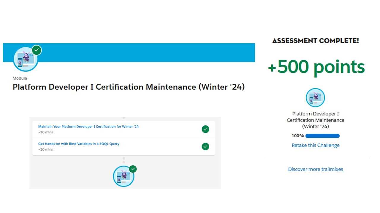 salesforce platform developer 1 winter 23 maintenance exam answers