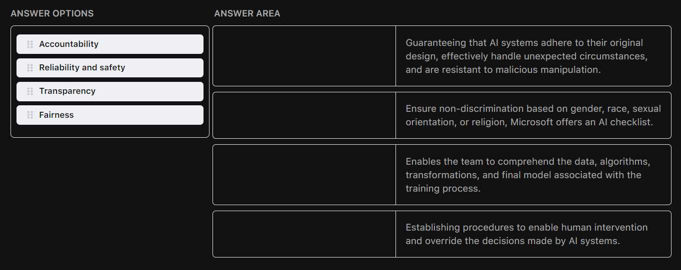 sample exam answers