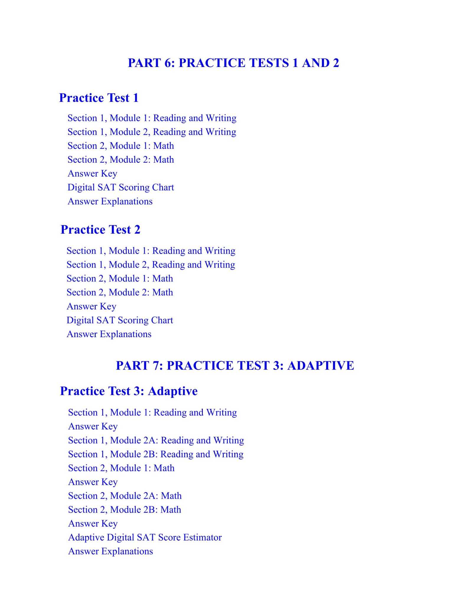 sat practice test 3 answer key