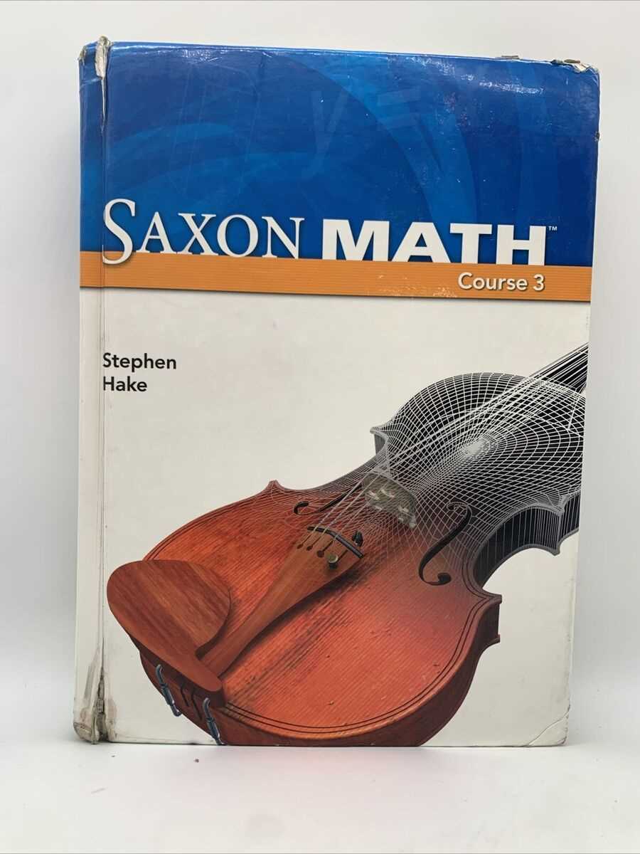 saxon math course 3 answer book