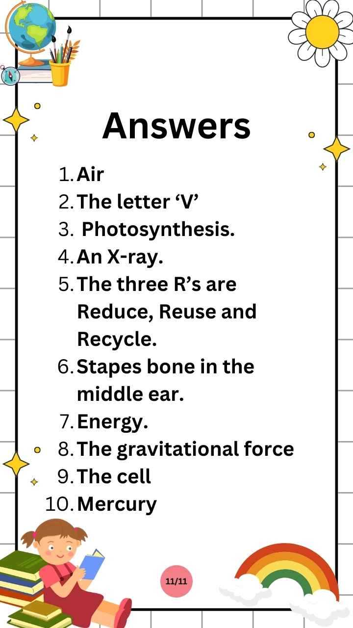 science riddles with answers