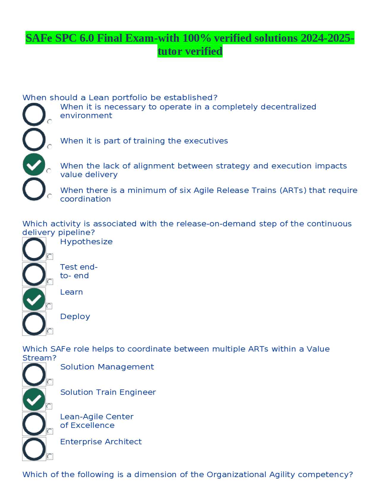 scte final exam answers